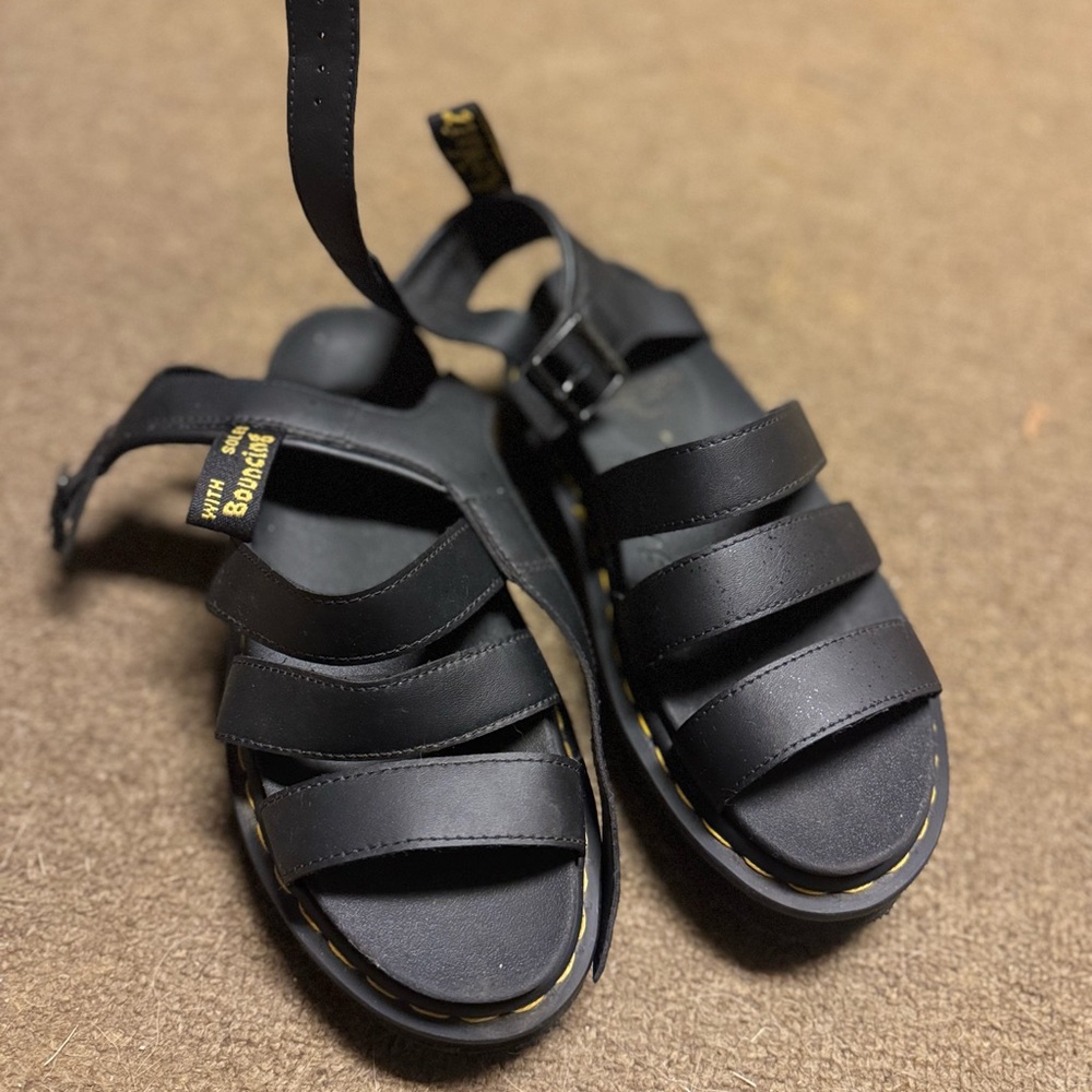 Dr. Martens Black Sandals